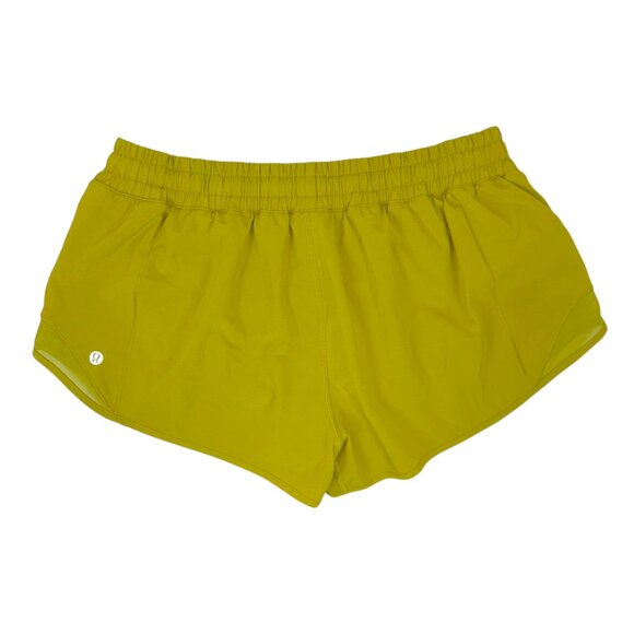 Lululemon | 12 | Hotty Hot Short 2.5" | Golden Lime | Activewear | Athleisure - Picture 4 of 16